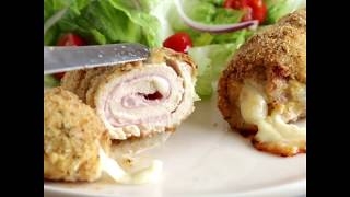 Baked Chicken Cordon Bleu Recipe [upl. by Liahkim220]