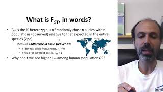 Genetics and Evolution  62 Population Genetics  Gene Flow [upl. by Rexana630]