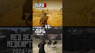 RDR PC vs RDR 2 PC  Which is better rdr2 rdr comparison shorts [upl. by Nelyag]