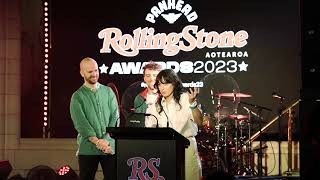 The Beths Win Best Record at 2023 Panhead Rolling Stone Aotearoa Awards [upl. by Ecraep]