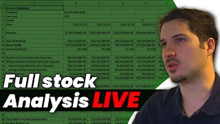 Live Fundamental Stock Analysis From Beginning to End [upl. by Valorie]