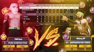 NADE TNB VS MAKERY amp BADGEPLUG I NADE RAGES  GAME OF THE YEAR   NBA2K18 [upl. by Coy456]