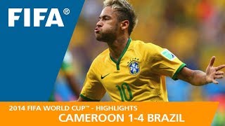 Cameroon v Brazil  2014 FIFA World Cup  Match Highlights [upl. by Selden]