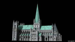 Nidaros Cathedral  Nidarosdomen 3D [upl. by Aliam]