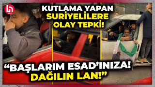 Gebzede kutlama yapan Suriyelilere gündem olacak tepki quotBu kadar şehit varken siz hayırdırquot [upl. by Bettencourt]