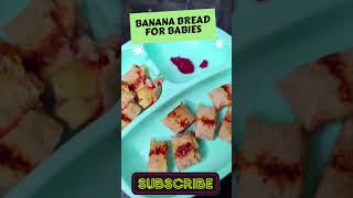 Banana bread roll for babies  Breakfast and Evening Snack for 15 month Shorts babyfood ytshorts [upl. by Warren]