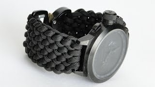 How to Make a Conquistador Paracord Watch Band DIY WatchbandCbyS [upl. by Ginnifer]