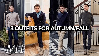 8 Smart Casual Looks To Try This AutumnFall  Men’s Fashion Inspiration [upl. by Armalda]