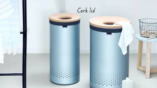 Brabantia Laundry Bin 35 Litre Cork Lid  Laundry in Style  Brabantia [upl. by Nylsaj627]