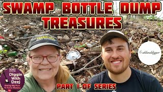 Hidden Swamp Bottle Dump Digging [upl. by Alec603]