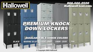 Hallowell KD 1 Tier Wardrobe Locker [upl. by Ecnarual]