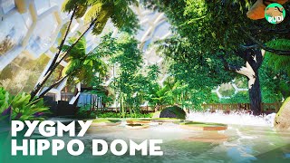 Pygmy Hippo Dome Build  Planet Zoo Speedbuild  Yosemite Valley [upl. by Bonita724]