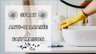 Spray anticalcaire fait maison [upl. by Ymma]