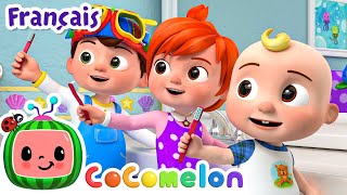 Brosse bien  Épisode Complet  CoComelon en Français  Chansons pour bébés [upl. by Ahsiki]