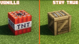 Vanilla vs Stay True  Texture Comparison [upl. by Seligmann269]