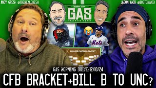 JUAN SOTO REACTIONS  CFB BRACKET BREAKDOWN  BILL B TO UNC  NFL RECAP  GAS MORNING DRIVE EP4 [upl. by Aneetsyrk]