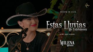 Milena Benites  Estas Lluvias me Entristecen En Vivo [upl. by Enedan284]