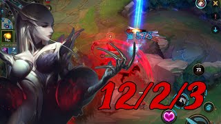 Coven Evelynn Wild Rift Gameplay  Tips amp Tricks  Patch 44d [upl. by Dewitt455]