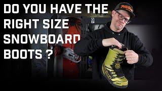 What Is The Proper Snowboard Boot Fit [upl. by Alis]