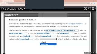 Chapter 7 Reorganizations Questions Lecture [upl. by Carilla]