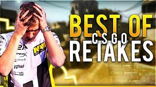 CSGO  BEST PRO RETAKES TO THIS DATE ft Snax S1mple ampMORE [upl. by Llerod706]