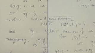 existence and uniqueness theorem with examples in slide dhow [upl. by Sivrup]