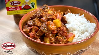 Carne Guisada Recipe Ft El Yucateco Achiote Paste  WOW 😮 DELICIOUS 😋 [upl. by Fitzhugh]