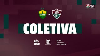 FLUTV  COLETIVA  CUIABÁ 0X1 FLUMINENSE  CAMPEONATO BRASILEIRO 2024 [upl. by Gladdie264]