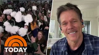 Kevin Bacon surprises students of Footloose high school [upl. by Nelda]