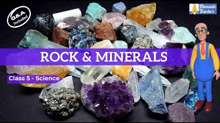 Class 5 Science Rocks and Minerals  Types of Rocks amp Minerals Examples and Their Uses Explained [upl. by Biron]