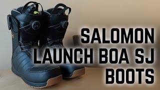 Salomon Launch Boa Snowboard Boots Review [upl. by Enala819]