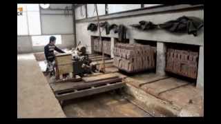 Hoffman Kiln with drying chamber from clay brick making line [upl. by Nothsa]