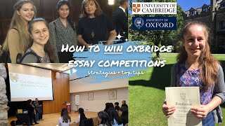 How to win an Oxbridge essay competition  Part 2 Tips and strategies [upl. by Esahc352]