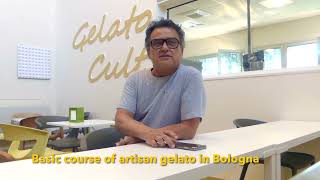 English basic gelato course in Bologna [upl. by Edge]