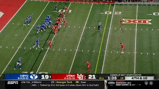 BYU vs Utah Full Ending  2024 College Football [upl. by Ennovaj140]