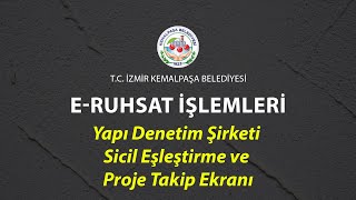 Yapı Denetim Şirketi Sicil Eşleştirme ve Proje Takip Ekranı [upl. by Grose]