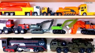 Steam Train Schnabel Trailer Tractor Head Magnet Excavator Excavator Grapple Loading Shovel [upl. by Celik921]