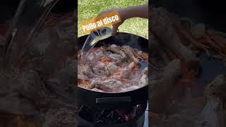 loderaggiomeet pollo firecooking disco cocina fuego food parrilla outdoorcooking [upl. by Azpurua832]