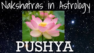 Pushya Nakshatra 320  1620 Cancer [upl. by Einnhoj]