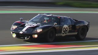 4x Original Ford GT40 Racing Hard Epic V8 Sound  Spa Six Hours 2024 [upl. by Mafala]