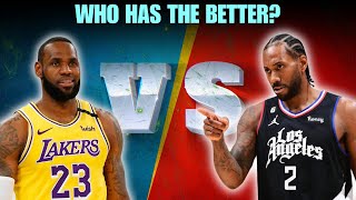 LeBron James vs Kawhi Leonard Full Comparison 202324 [upl. by Oilcareh]