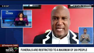 COVID19 Pandemic  Funerals are restricted to a maximum of 200 people Muzi Hlengwa [upl. by Froehlich]