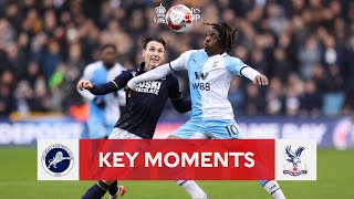 Millwall v Crystal Palace  Key Moments  Third Round  Emirates FA Cup 202122 [upl. by Nollahs]