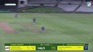 CSA T20 Challenge  WSB Western Province vs Dafabet Warriors [upl. by Veradi984]