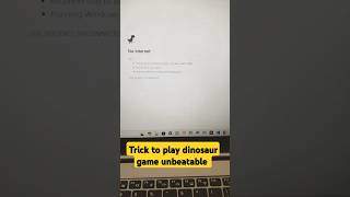 Unbeatable Chrome Dinosaur Game Challenge 🦖 Can You LastDinosaurGame ChromeDino gaming Shorts [upl. by Osmund]