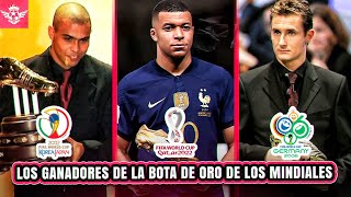 Los GANADORES de las Ultimas BOTAS de ORO en todos los Mundiales desde el 94 [upl. by Ellivro]