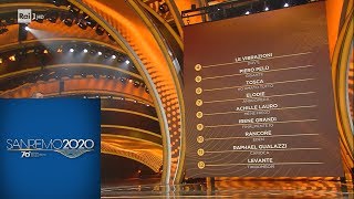 Sanremo 2020  La classifica parziale della serata finale [upl. by Mauricio]