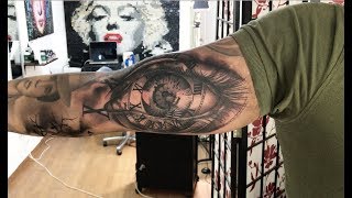 Eternity  Tattoo time lapse [upl. by Sirahs]