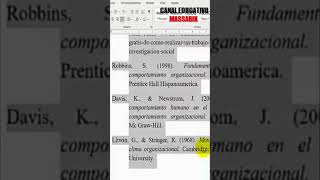 Cómo establecer SANGRÍA FRANCESA en WORD  NORMAS APA 7ma ED massarik normasapa word [upl. by Eustacia]