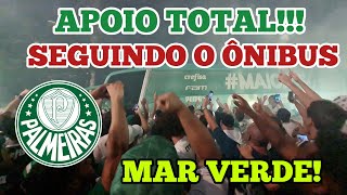 🟢⚪️👊🏻CORREDOR ALVIVERDE SAÍDA DO ÔNIBUS PRO ESTÁDIO APOIO TOTAL NO CT FESTA SENSACIONAL [upl. by Ethelbert787]